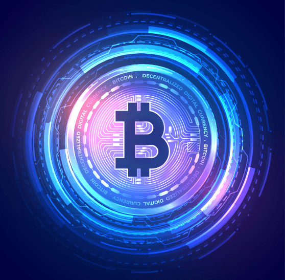 Bitcoin Tech Illustration